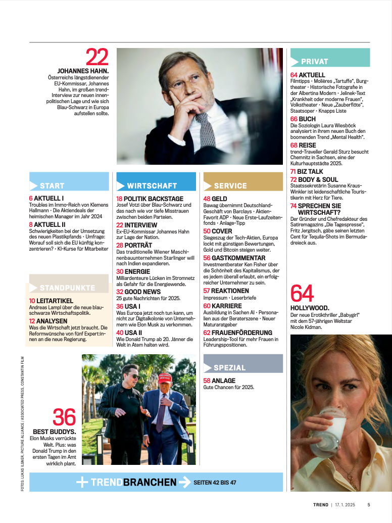 trend.PREMIUM 17. Jänner 2025 (E-Paper)
