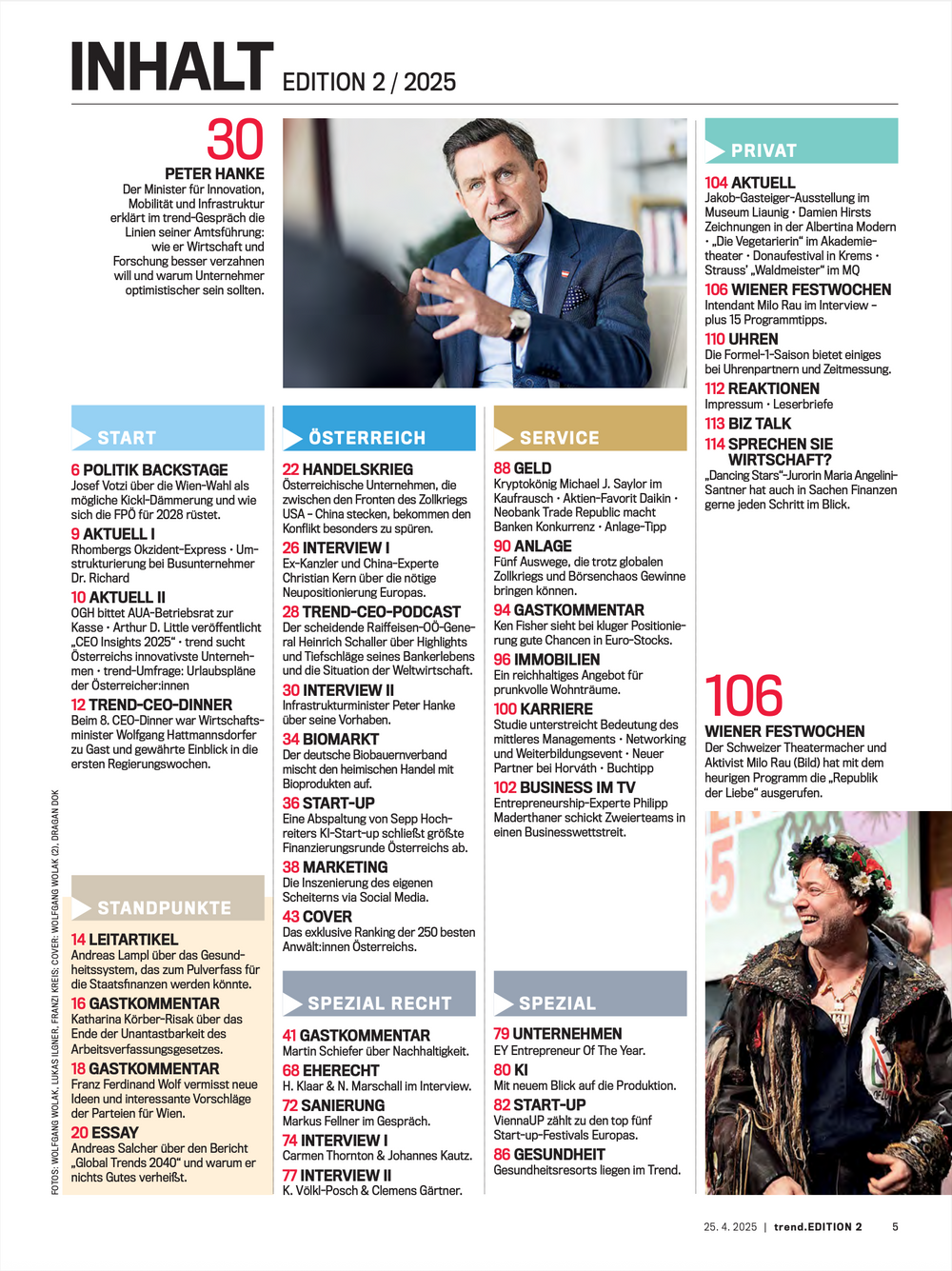 trend.EDITION 2/2025 - Die 250 besten Anwält:innen Österreichs (E-Paper)