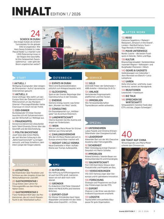 trend.EDITION 1/26 - Die 300 besten Arbeitgeber Österreichs (E-PAPER)