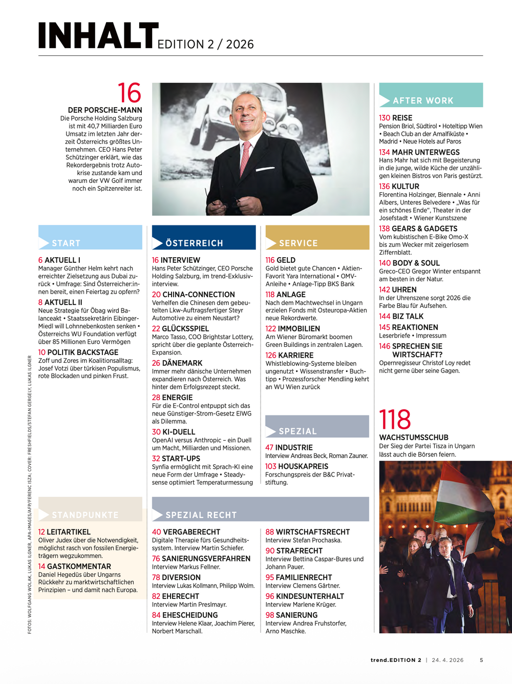 trend.EDITION 2/26 - Die 250 besten Anwälte Österreichs (PDF E-PAPER)