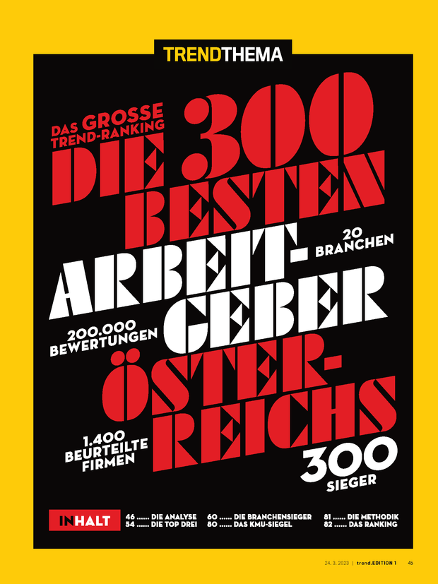 Die 300 besten Arbeitgeber Österreichs 2023