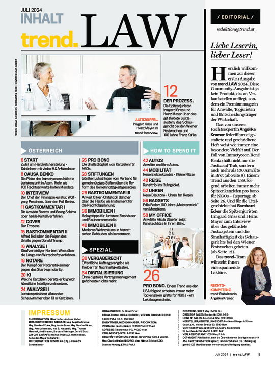 trend.LAW Juli 2024 (E-Paper)