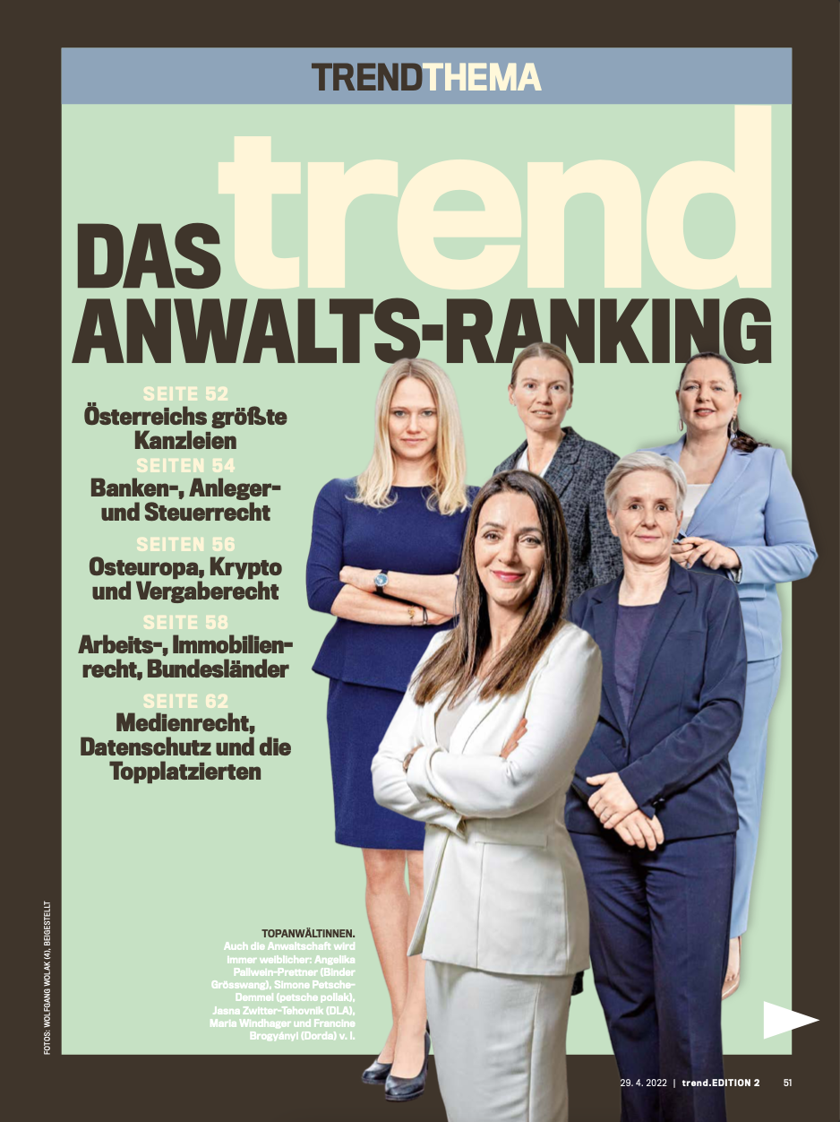 trend. Anwaltsranking 2022