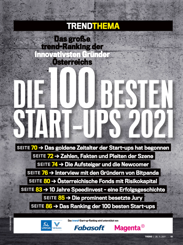 trend. Start-up Ranking 2021